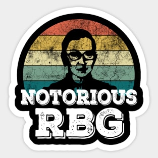 Vintage Notorious RBG - Ruth Bader Ginsburg Sticker